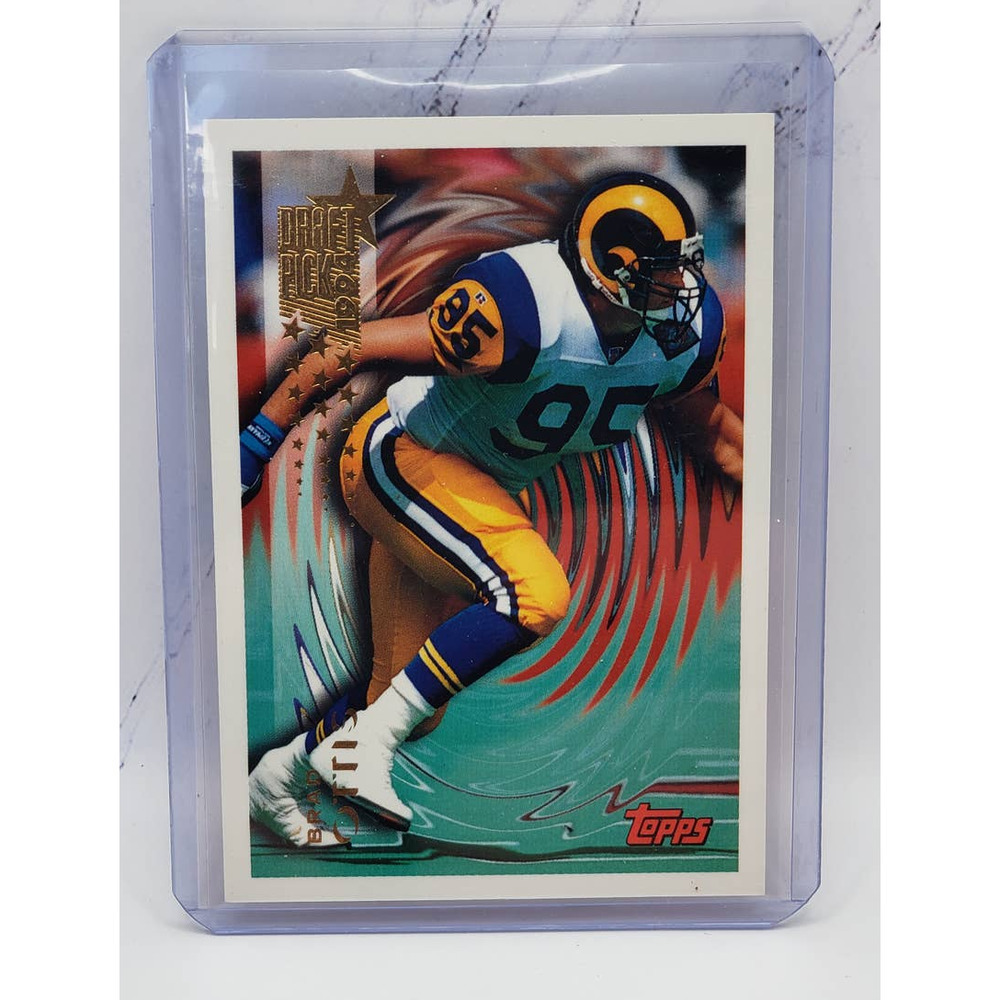 1994 Topps Brad Ottis #485 Rookie RC Rams